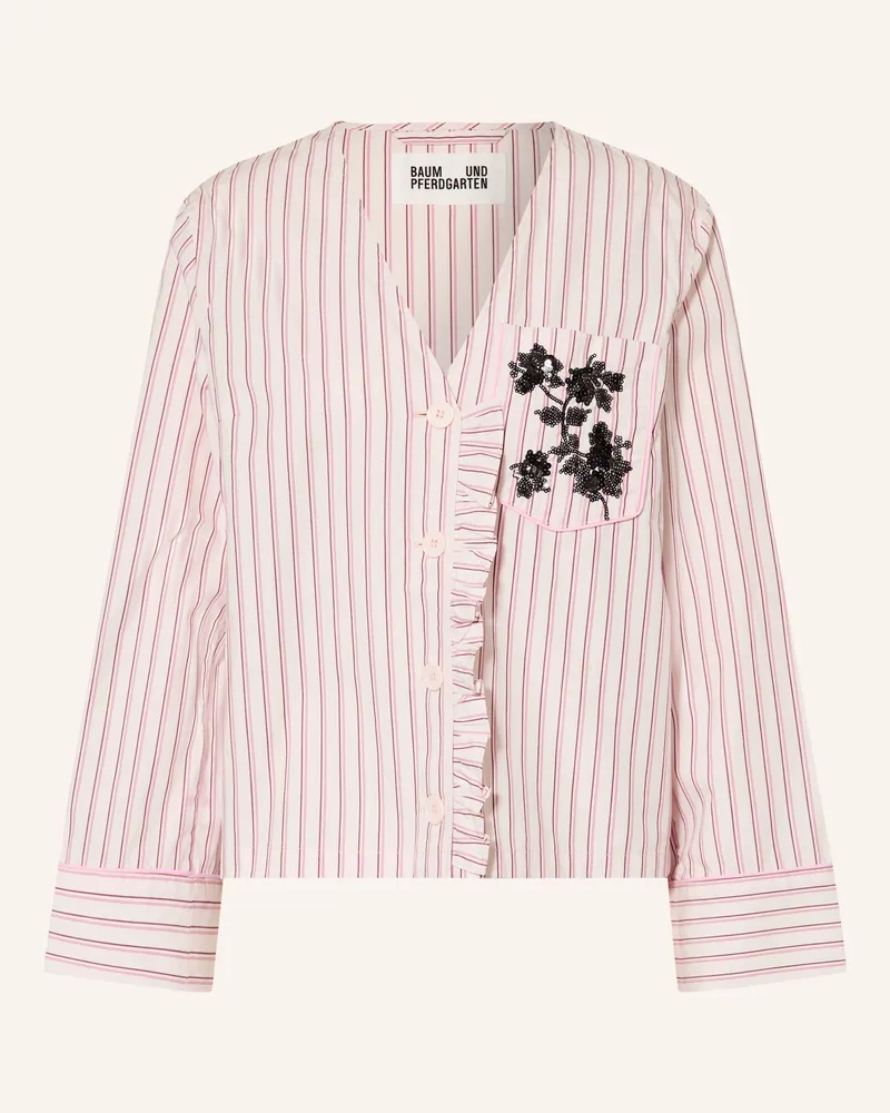 Baum und Pferdgarten Bluse Briel Mit Pailletten Und Rüschen pink Pink