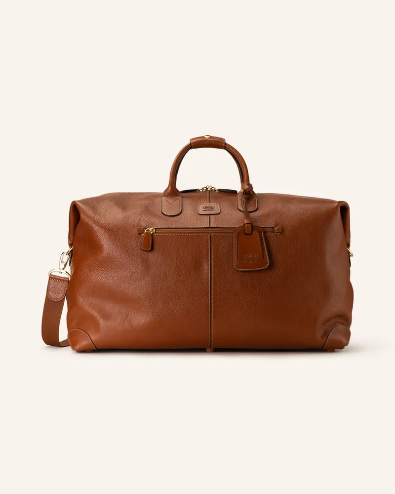 Bric's Reisetasche Life Pelle braun Cognac