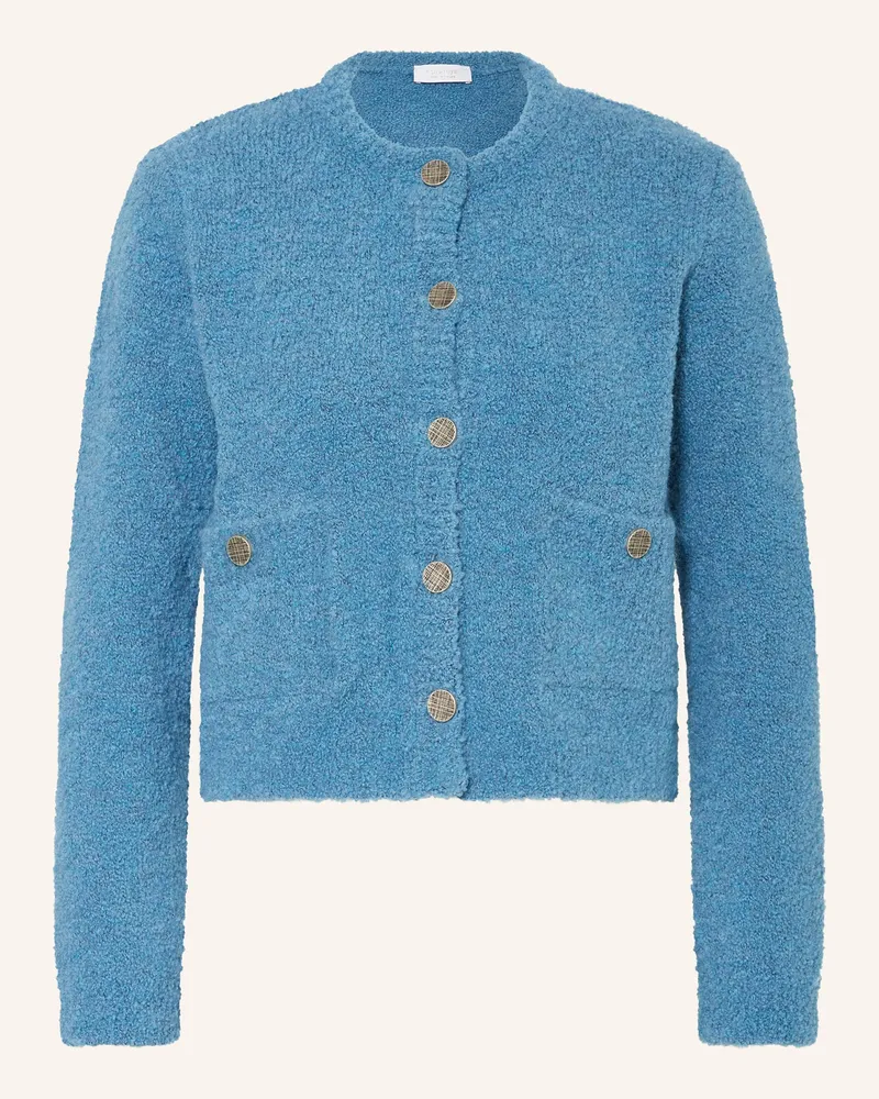 Rich&Royal Strickjacke aus Bouclé Blau