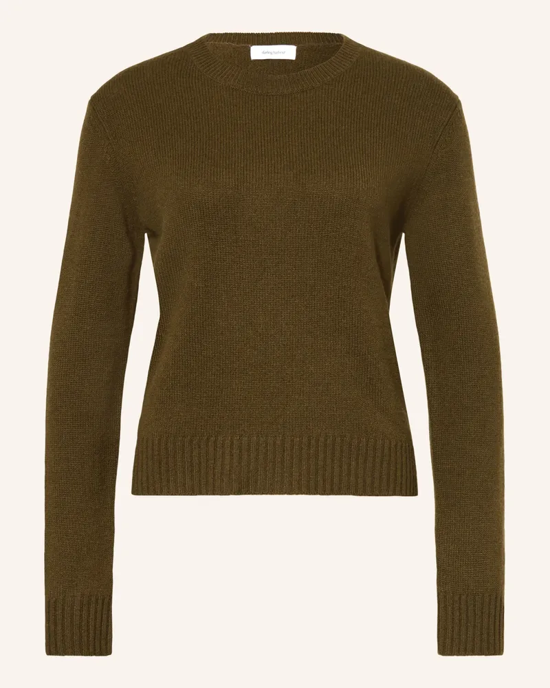 Darling Harbour Cashmere-Pullover gruen Olive