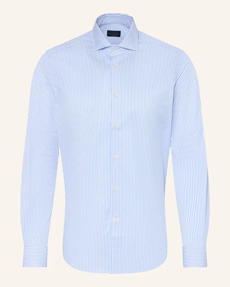 Paul & Shark Hemd Soffio Regular Fit blau Weiss