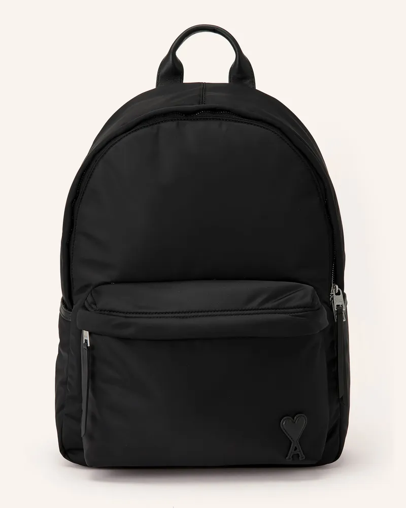 AMI Paris Rucksack schwarz Schwarz
