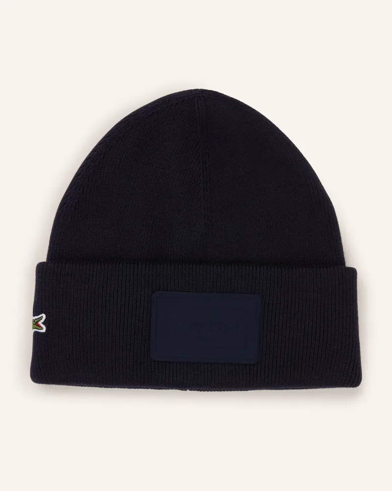 Lacoste Mütze blau Dunkelblau