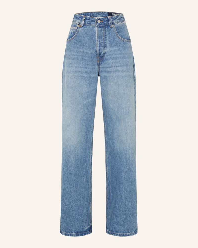 Jacquemus Wide Leg Jeans Le De-Nimes Large blau 33c