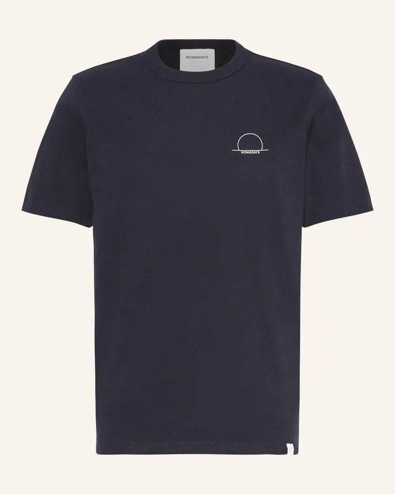 Nowadays T-Shirt Blau