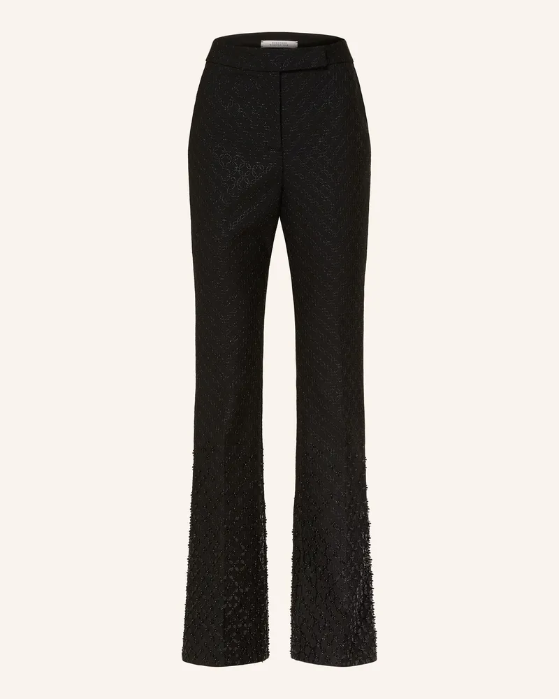 Dorothee Schumacher Hose SPARKLING EMOTIONS mit Pailletten und Schmucksteinen Schwarz