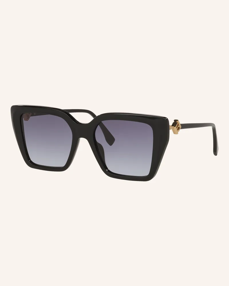 Fendi Sonnenbrille fn000853 schwarz Schwarz