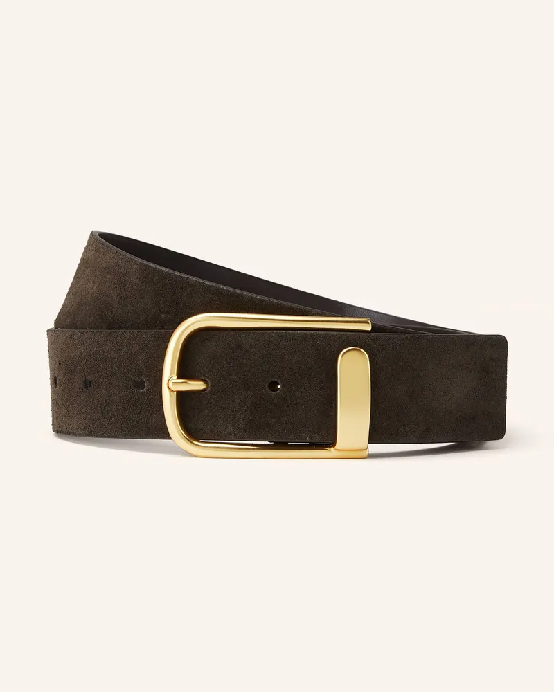 Reiss Ledergürtel IYLA Dunkelbraun