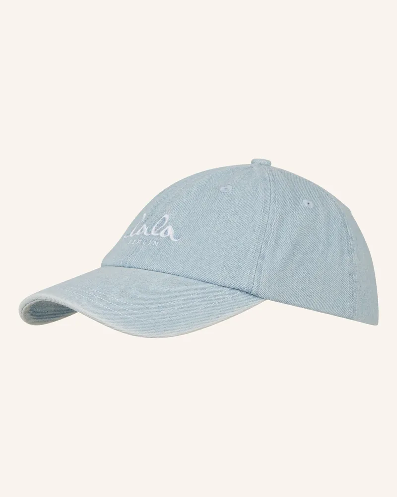 Lala Berlin Jeans-Cap CARLO Hellblau