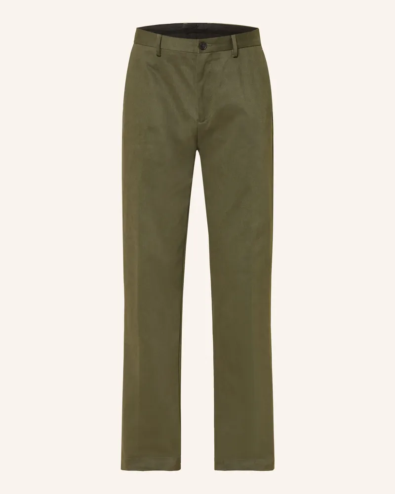 Sunspel Chino Regular Fit gruen Khaki