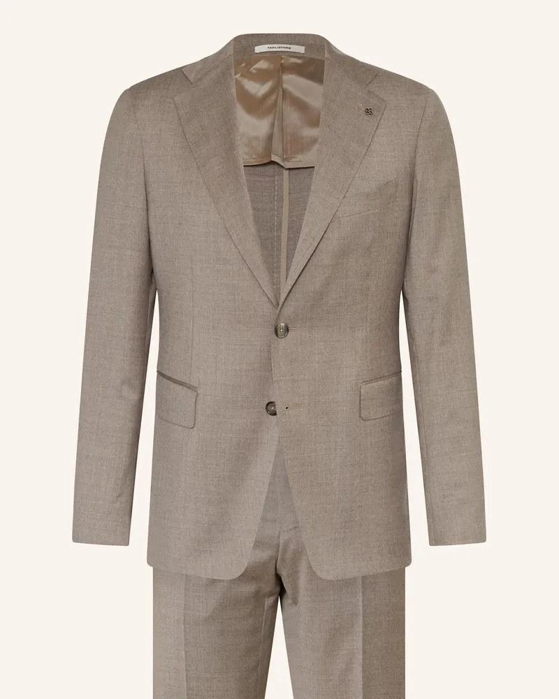 Tagliatore Anzug Extra Slim Fit braun Taupe
