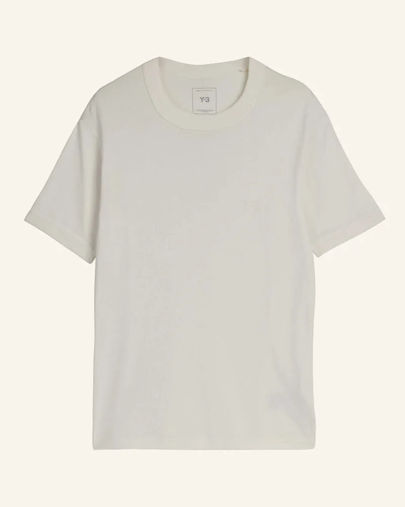 Y-3 Y-3 T-Shirt, Schmale Passform weiss Weiss