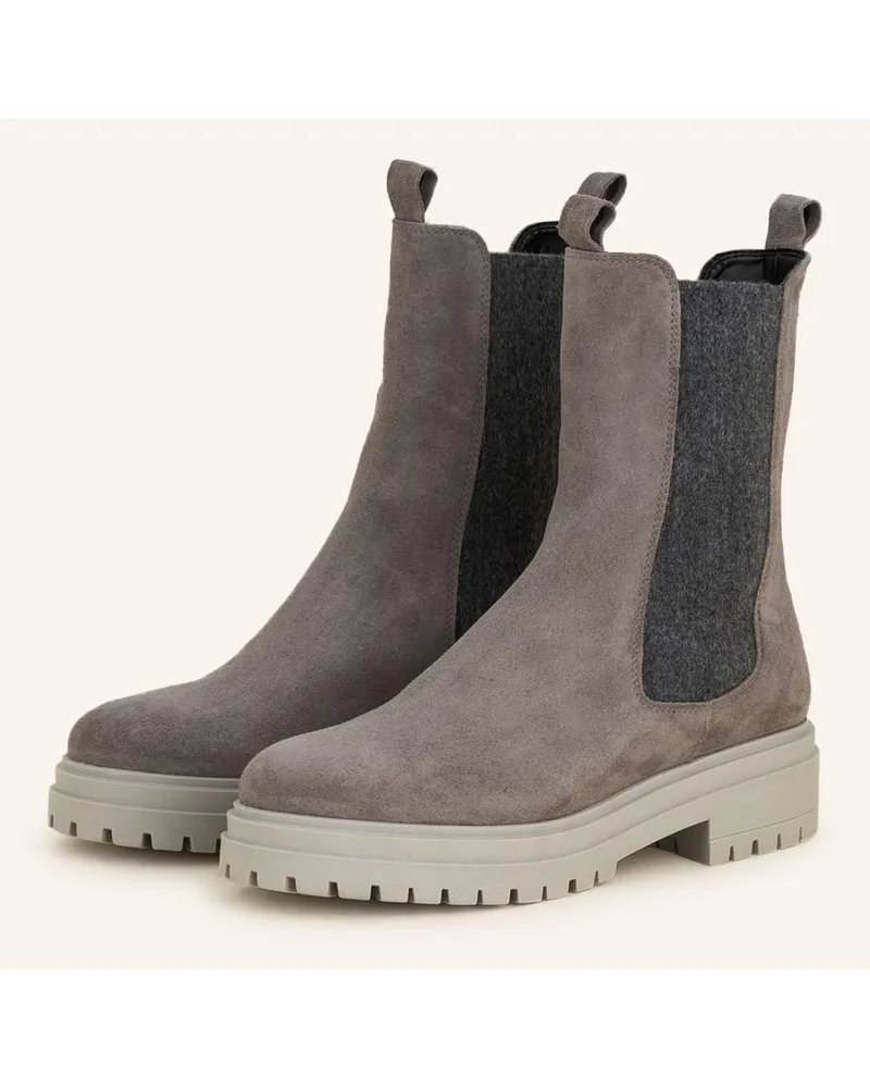 Darling Harbour Chelsea-Boots - GRAU Grau