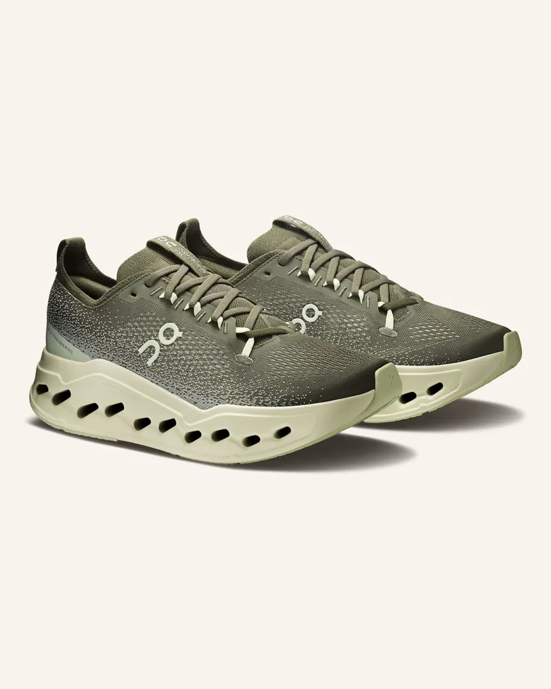 ON Laufschuhe Cloudsurfer Max gruen Oliv