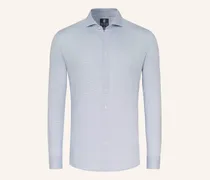 Jerseyhemd Slim Fit blau
