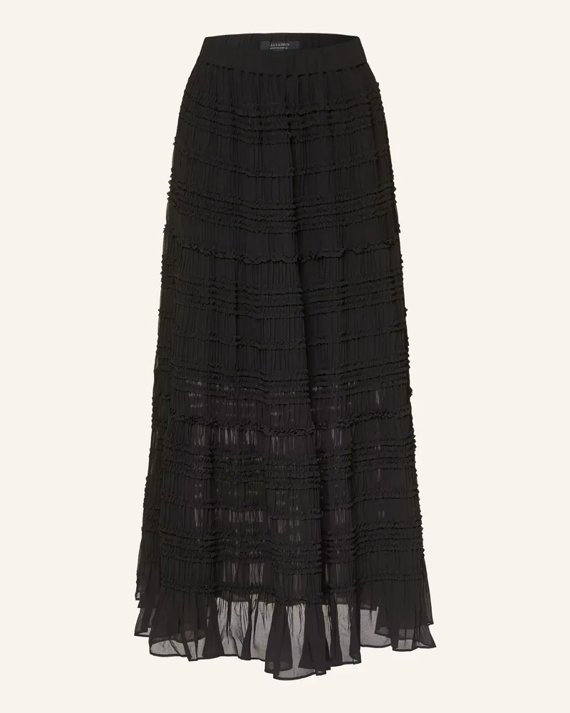 AllSaints Rock Lotus Mit Rüschen schwarz Schwarz