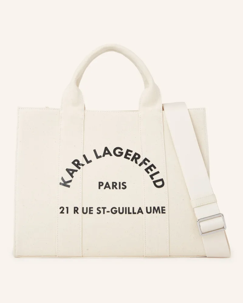 Karl Lagerfeld Shopper weiss Beige