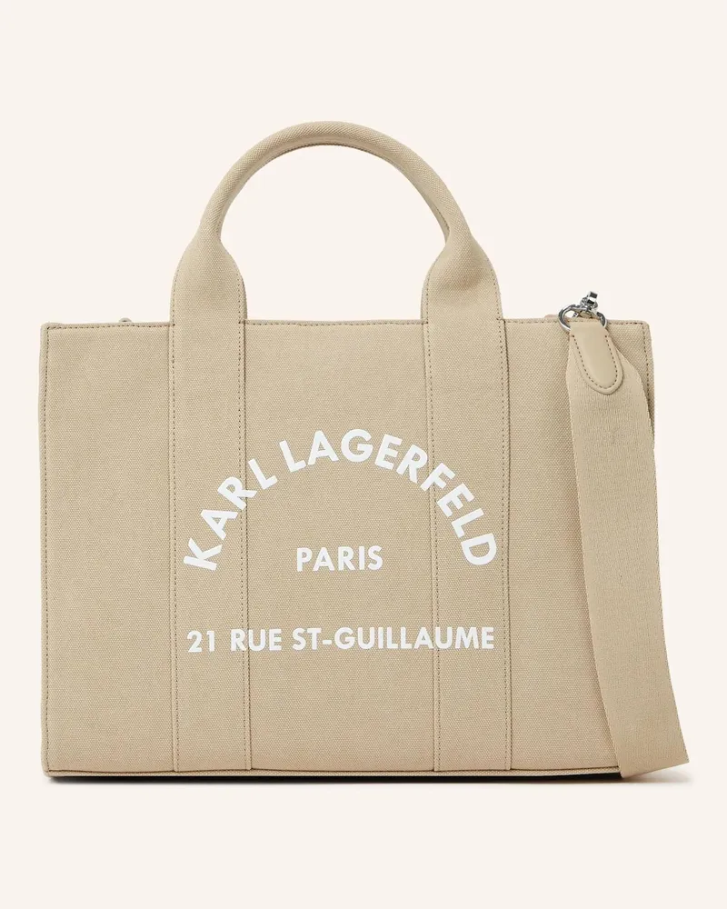 Karl Lagerfeld Shopper weiss Beige