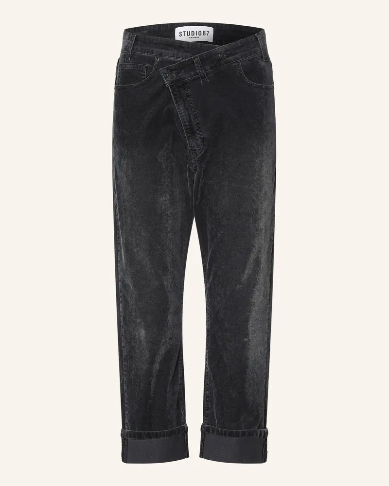 Cambio 3/4-Hose Kaia Aus Cord schwarz Schwarz
