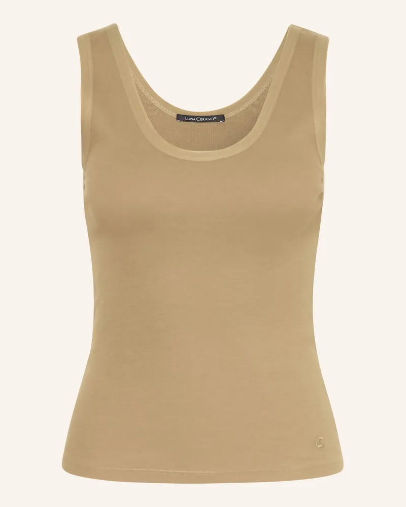 Luisa Cerano Top gruen Oliv