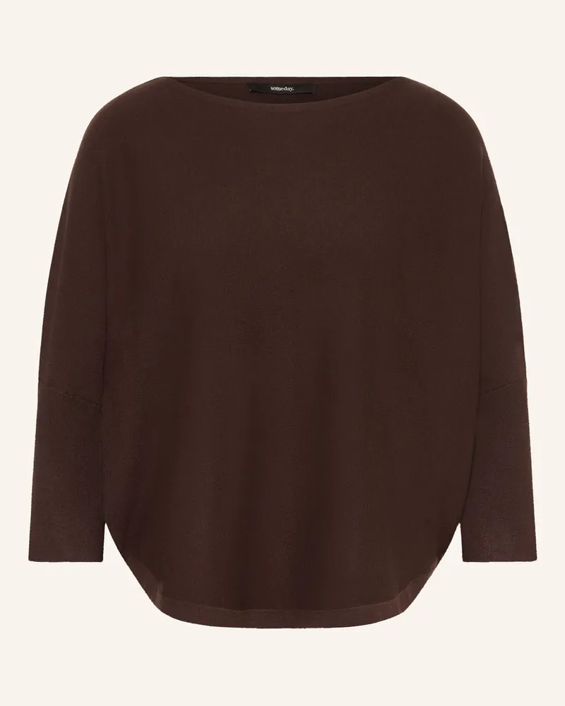 someday. Pullover TIRAJA Dunkelbraun