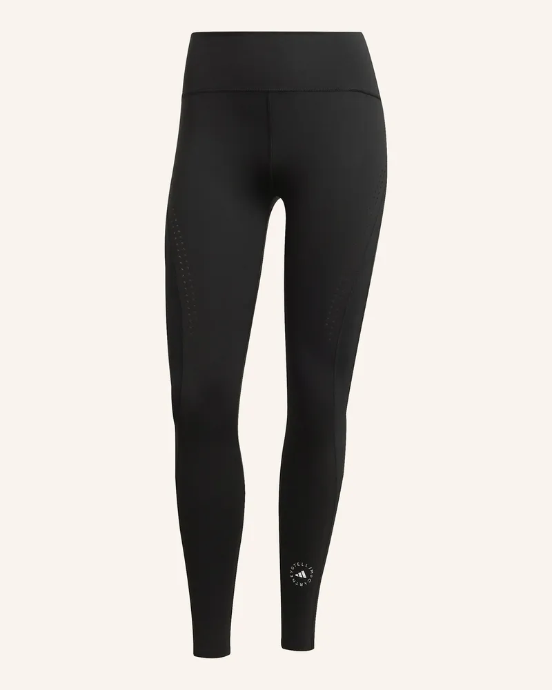 adidas ADIDAS BY STELLA MCCARTNEY TRUEPURPOSE OPTIME TRAINING FULL LENGTH LEGGINGS Schwarz