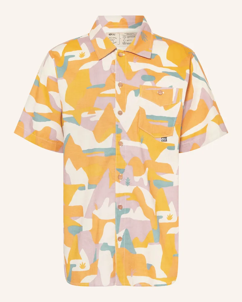 Picture Hemd MATAIKONA Relaxed Fit Orange