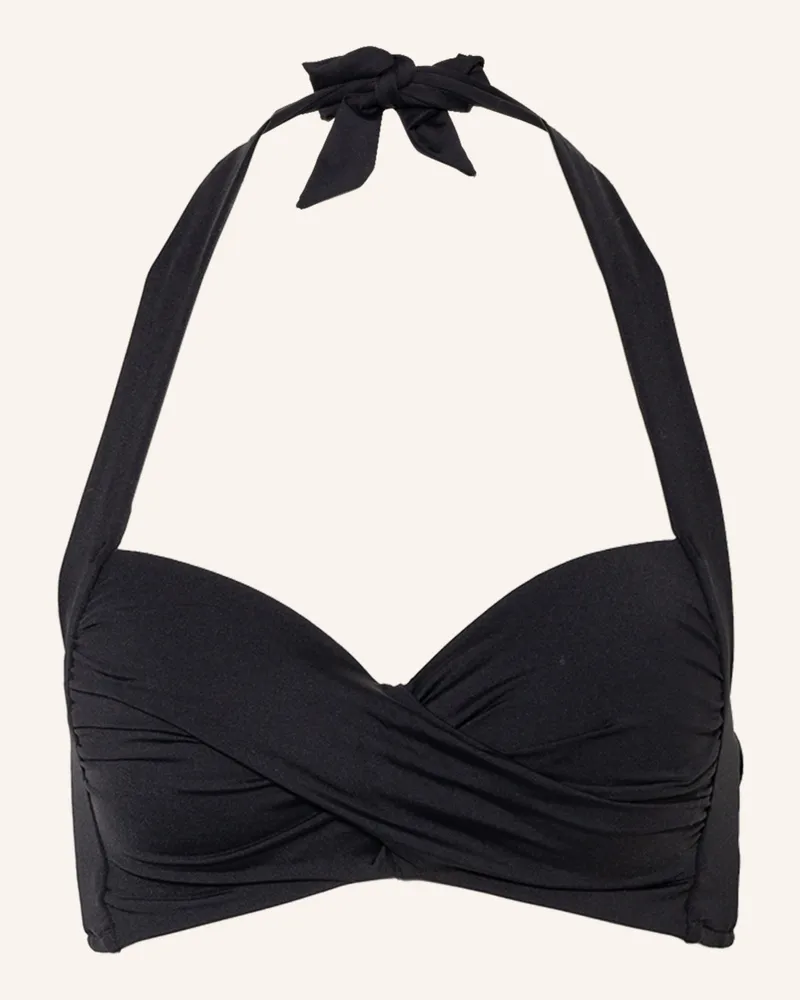 Seafolly Australia Push-Up-Bikini-Top Seafolly Collective schwarz Schwarz