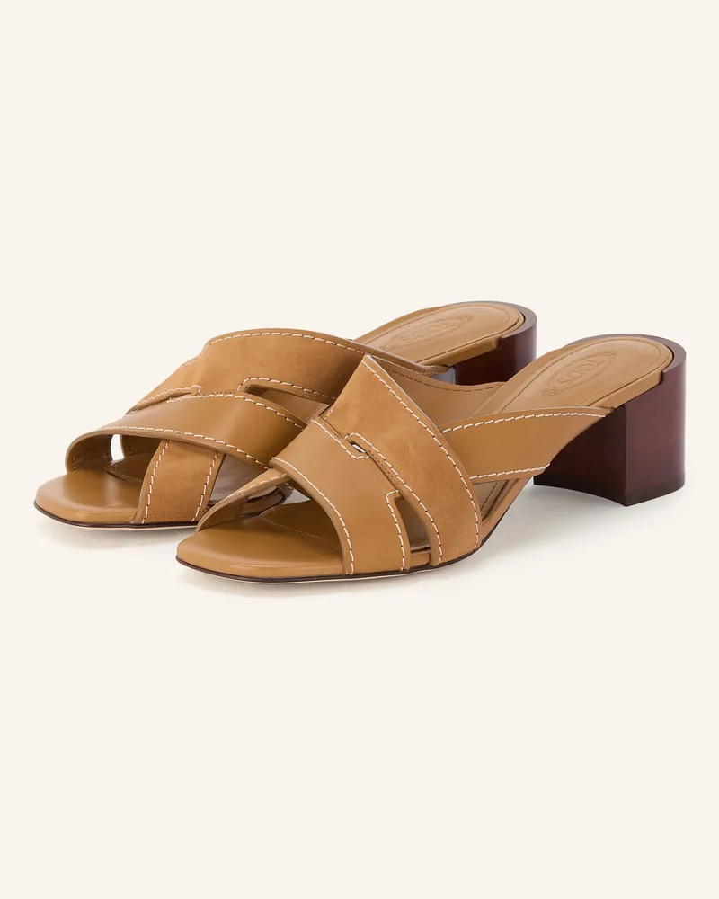 TOD'S Mules braun Cognac