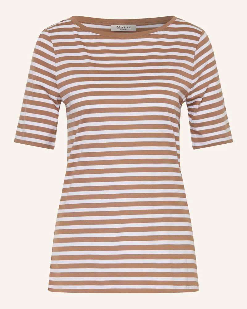 Maerz T-Shirt braun Beige