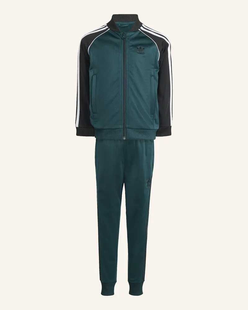 adidas ADICOLOR SST KIDS TRAININGSANZUG Grün