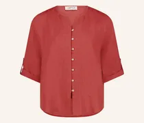 Leinenbluse braun