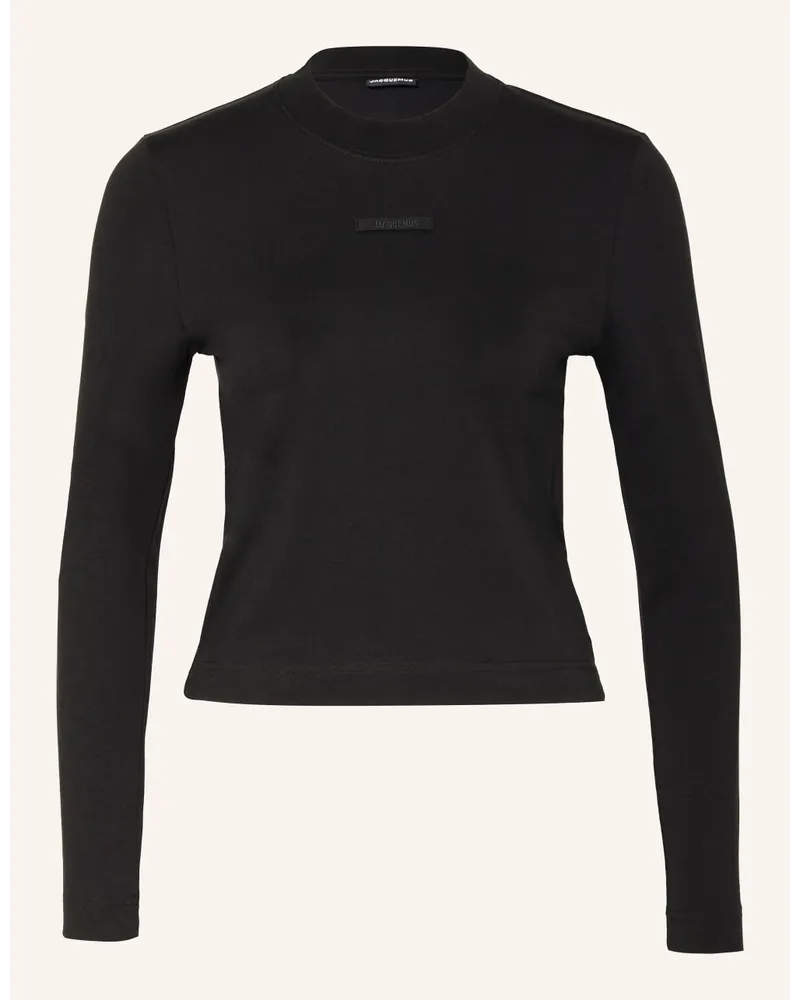 Jacquemus Longsleeve LE T-SHIRT GROS GRAIN Schwarz