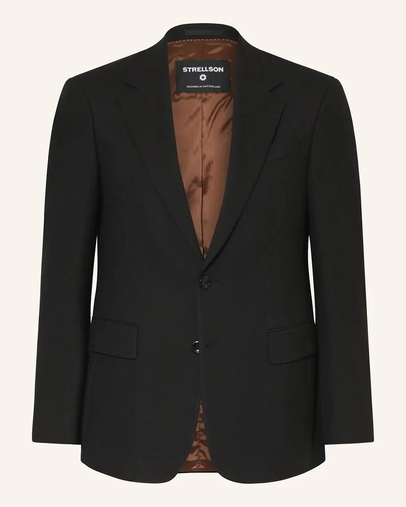 Strellson Anzugsakko REECE Regular Fit Schwarz
