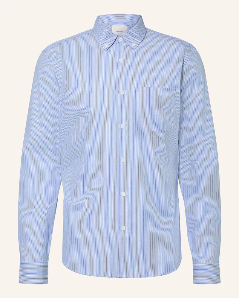 Calvin Klein Hemd Slim Fit blau Hellblau