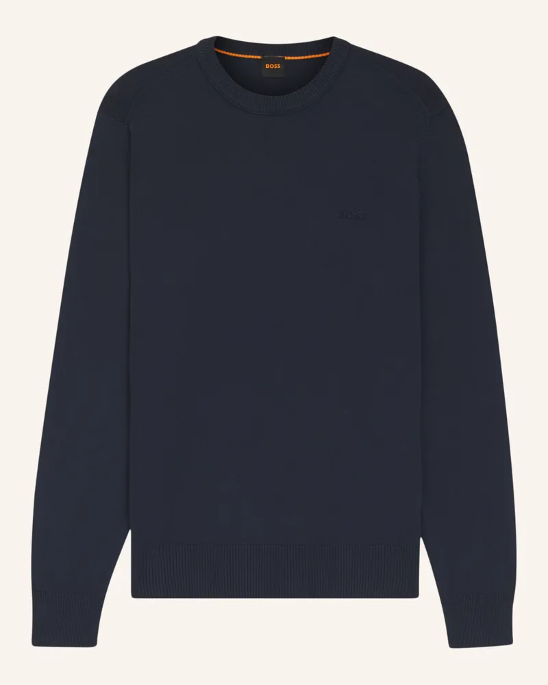 HUGO BOSS Pullover Asac_C Regular Fit blau Dunkelblau