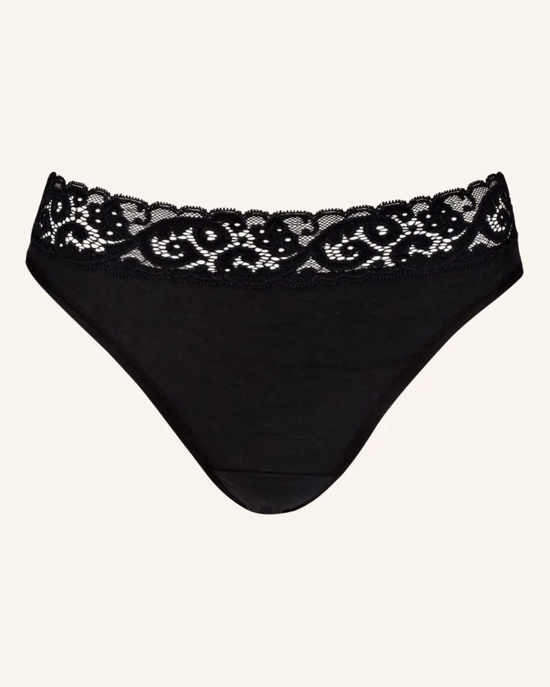 Hanro Slip Moments schwarz Schwarz