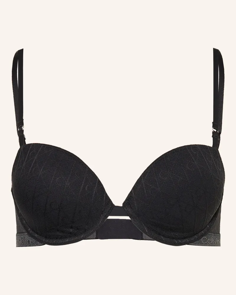 Calvin Klein Schalen-BH ICON LACE METALLIC Schwarz