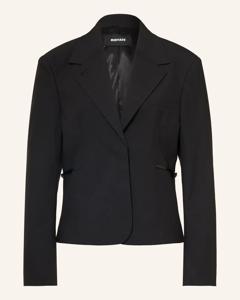 ROTATE Birger Christensen Blazer schwarz Schwarz