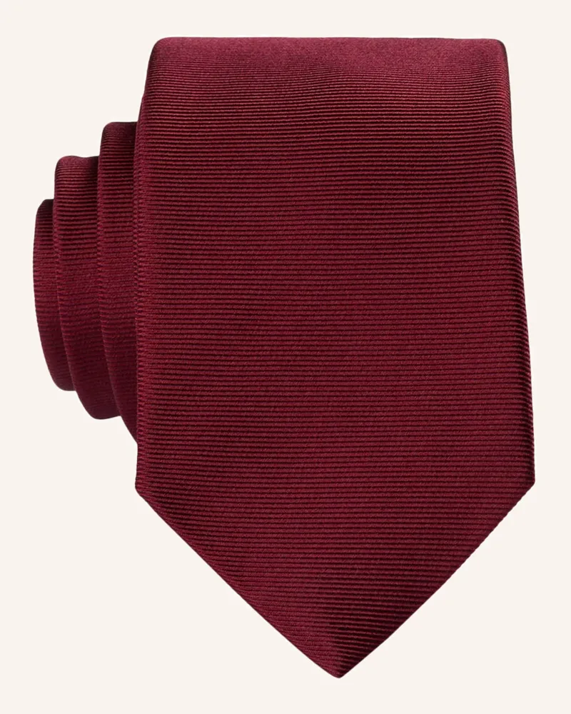 paul Krawatte rot Dunkelrot