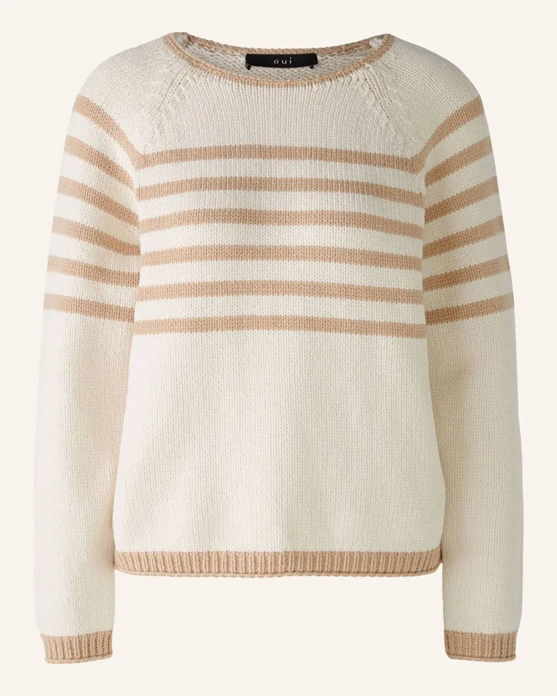 Oui  Pullover Weiss