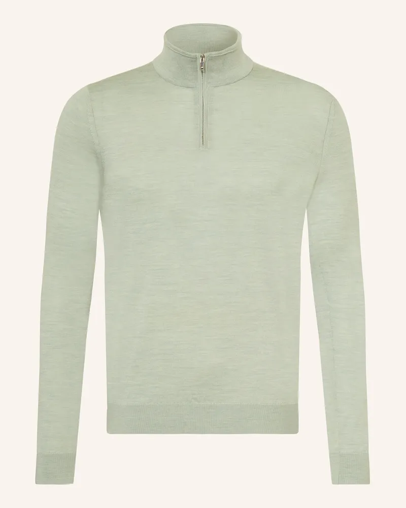 Reiss Troyer BLACKHALL aus Merinowolle Mint