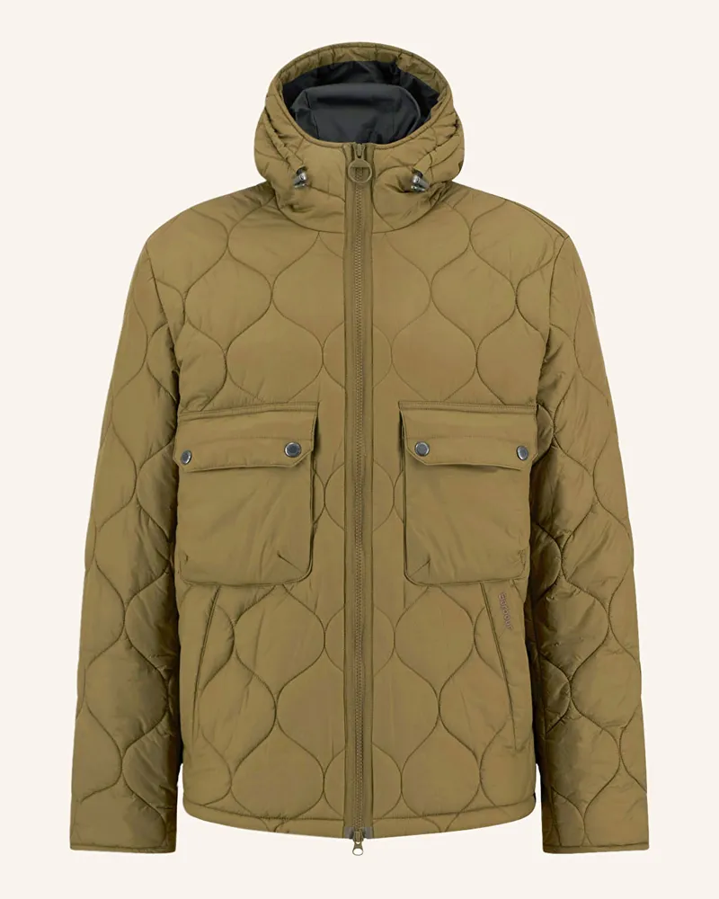 Barbour Steppjacken gruen Oliv