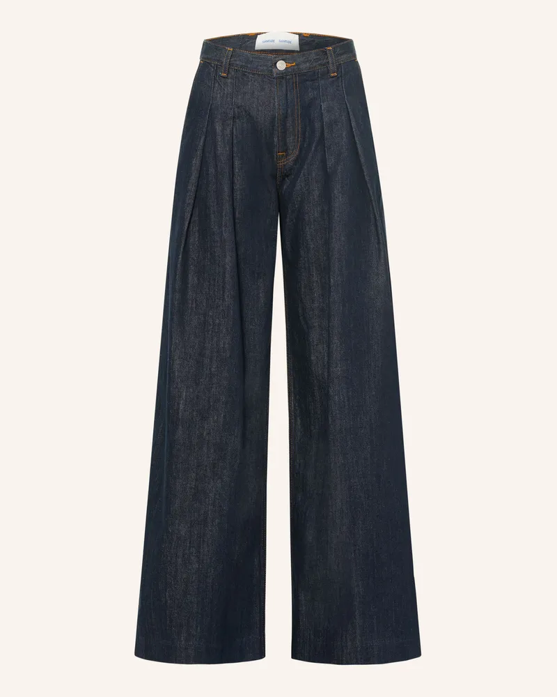 Samsøe & Samsøe Wide Leg Jeans Saharper schwarz Clr002815