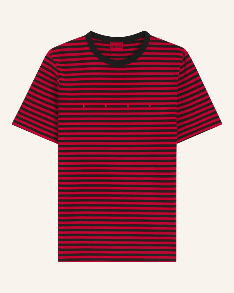 HUGO BOSS T-Shirt Demptee Relaxed Fit schwarz Dunkelblau