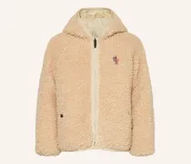 Teddyfell-Jacke rosa