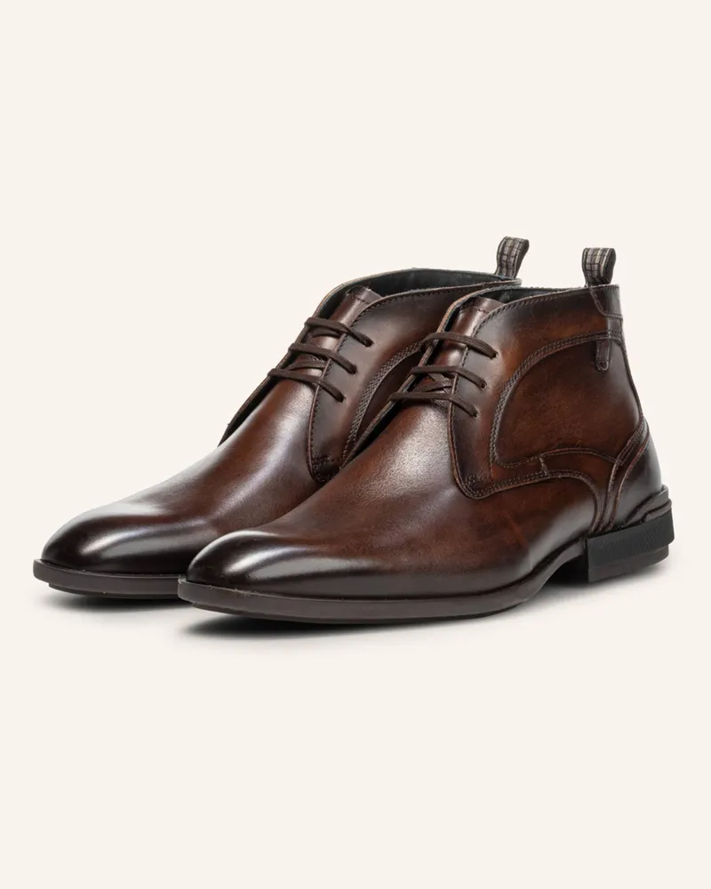 Floris van Bommel Stiefel De Hakker 01 braun Dunkelbraun