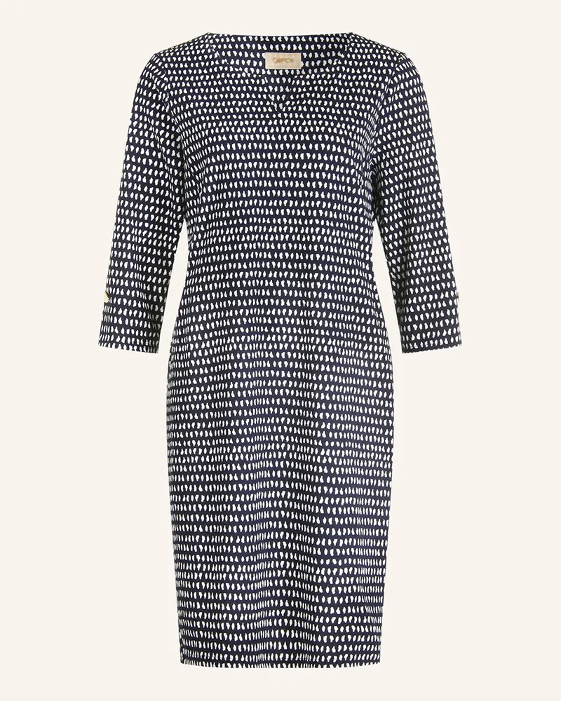 Cartoon Kleid Mit 3/4-Arm blau Dunkelblau