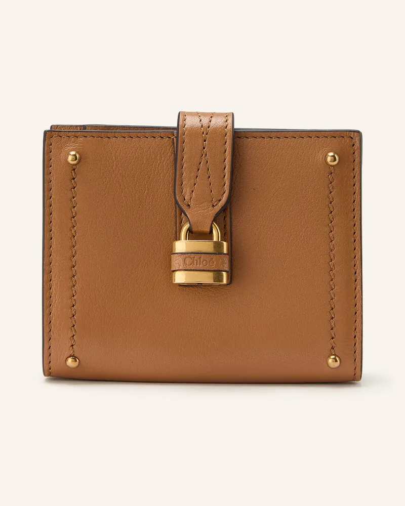 Chloé Geldbörse Paddington braun Mustang