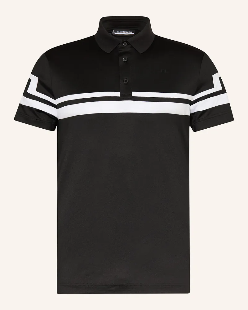J.Lindeberg Funktions-Poloshirt Schwarz